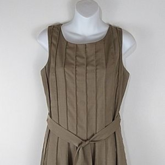 Calvin Klein | Sleeveless Khaki Dress Fit … - Picture 6 of 8